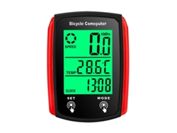 Computador De Bicicleta Xanes Preto À Prova D'água Com Display Lcd Velocímetro E Odômetro Com Fio Monitor Digital Para Ciclismo