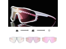 Gafas De Sol De Ciclismo Que Cambian De Color Para Hombres Y Mujeres Gafas De Ciclismo De Montaña Para Deportes Al Aire Libre Rosa Gertiz