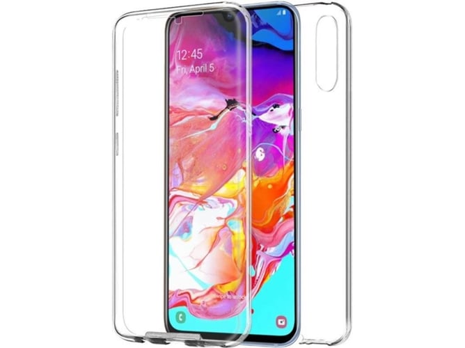 Funda Samsung Galaxy A70 COOL Silicona 3D Transparente
