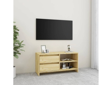 Mueble para la televisión VIDAXL Marrón Madera (80x31x39 cm)