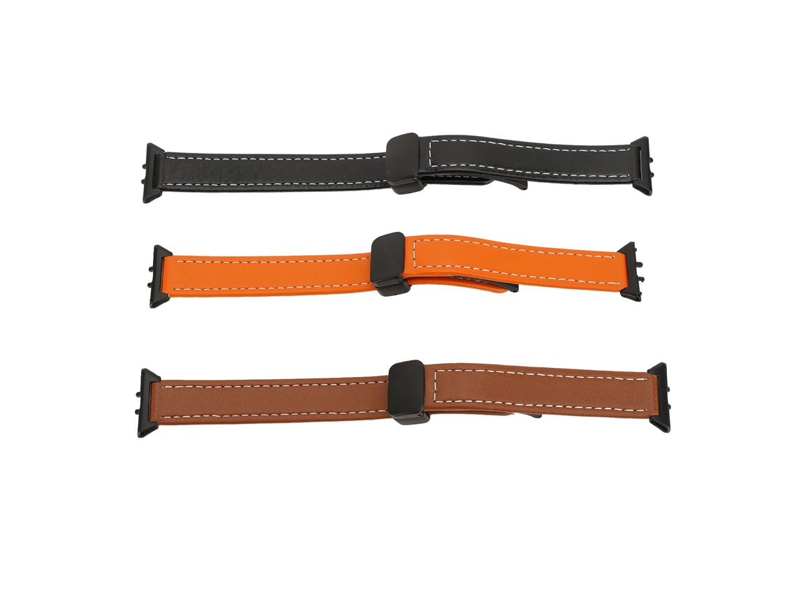 3 Pulseras Ajustables De Piel Sintética Para Galaxy Fit3 Sm R390 Con Cierre Magnético Para Mujer