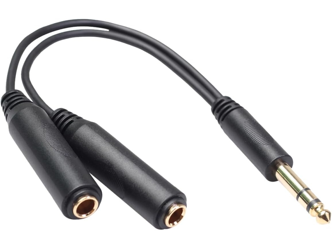 Cable De Audio Estéreo Para Auriculares, Adaptador Divisor En Y, Macho A Hembra.