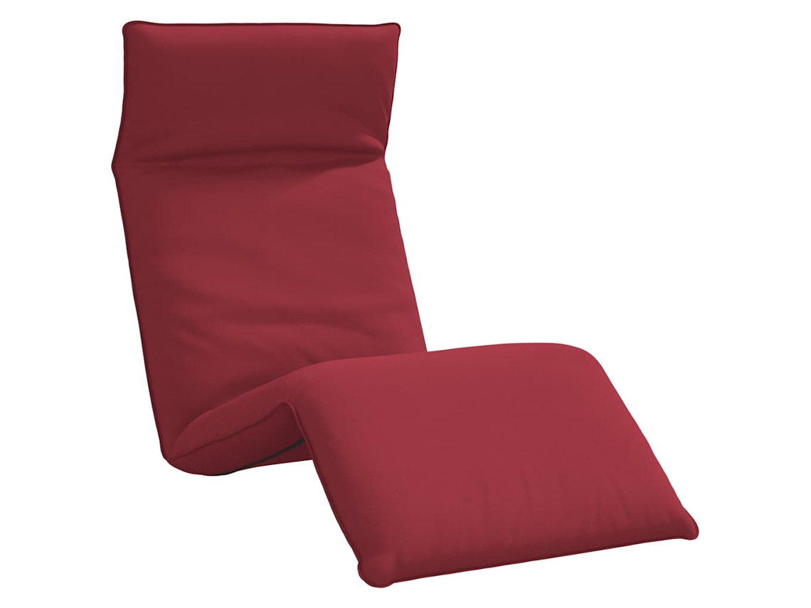 Maison Exclusive - Tumbona Plegable Color Rojo Vino, 175 X 54 X 8,5 Cm, Tejido Oxford