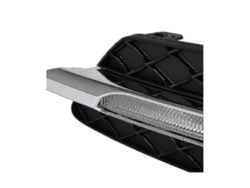 Faro LED DRL Izquierda para Mercedes Clase C W204 2011-2013 C250 C300 con borde cromado