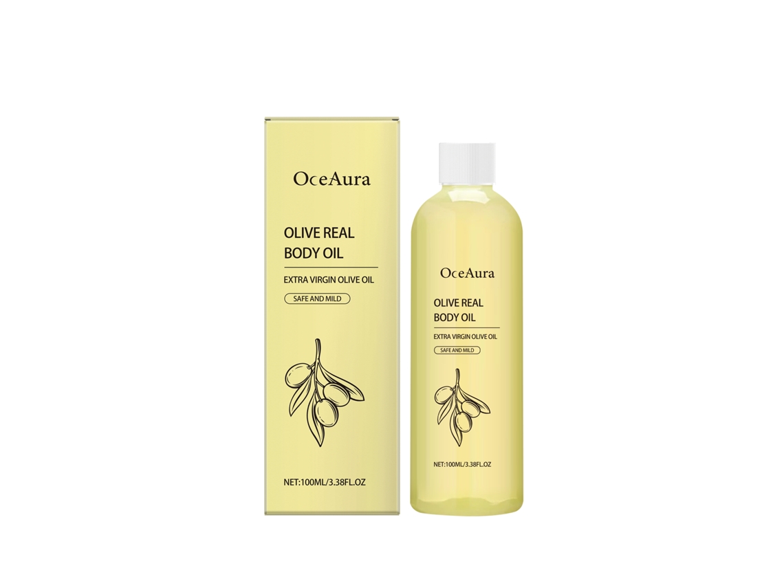Aceite corporal hidratante de aceite de oliva