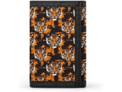 Cartera Compacta Poliéster Con Cremallera Para Hombre Diseño Estampado
