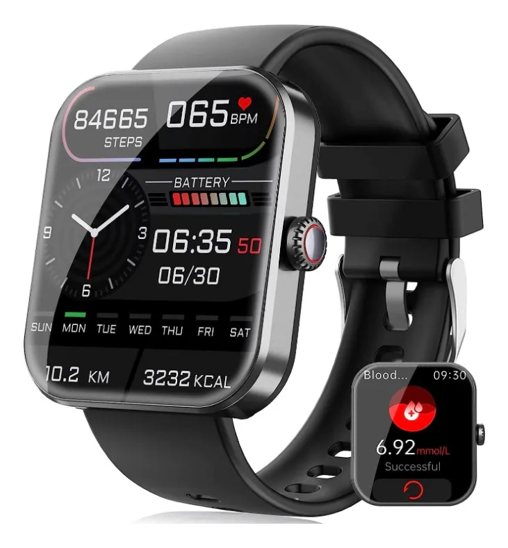 Reloj inteligente que mide el nivel de azúcar en sangre y la presión arterial (vayotoy)