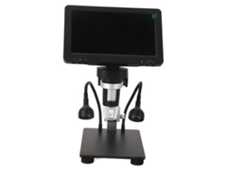 Microscopio digital con pantalla LCD IPS de 7 pulgadas, 16 MP 1080p y aumento medible de 50x a 1600x