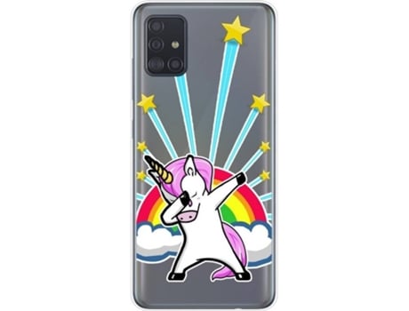 Carcasa Samsung Galaxy A51 5G TUMUNDOSMARTPHONE Dibujos Transparente Multicolor