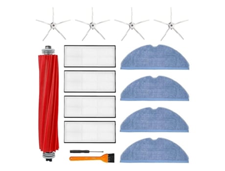 Kit de acessórios com 15 peças para robô varredor xiaomi roborock s7 s70 s75
