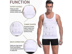 2026-camisa De Compresión Para Ginecomastia Hombre Entrenador De Cintura Moldeador Corporal Control De Barriga Postura Fitness