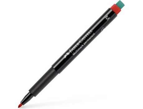 Marcador FABER-CASTELL Medio (Rojo - 0.9 mm)