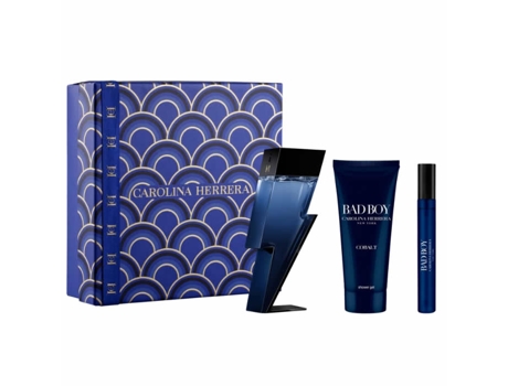 CAROLINA HERRERA Bad Boy Cobalt Eau de Perfume Spray 100Ml Set 3 Peças