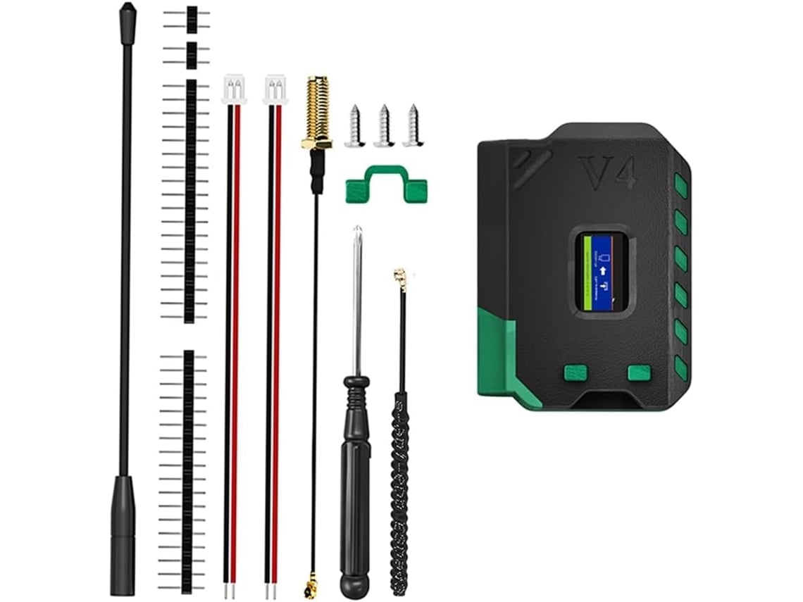 Placa De Desarrollo Meshtastic Lora 32 V4 Con Antena Flexible Sx1262