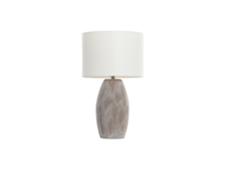 Lampara Sobremesa Ceramica Algodon 40x23x67cm