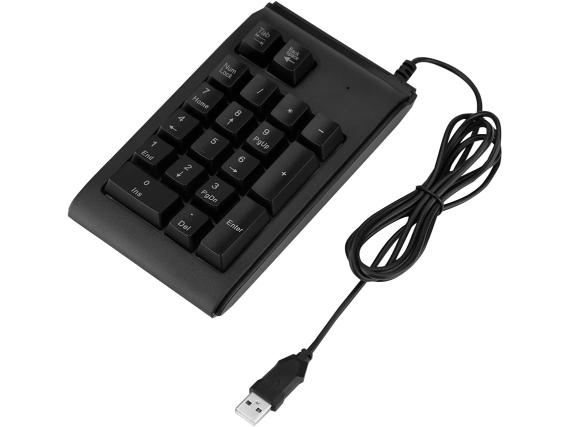Teclado Usb De 19 Teclas Con Tacto Y 3 Luces De Respiración.