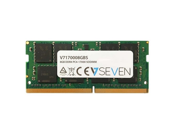 Memoria RAM DDR4 V7 V7170008GBS (1 x 8 GB - 2133 MHz - CL 15 - Verde)