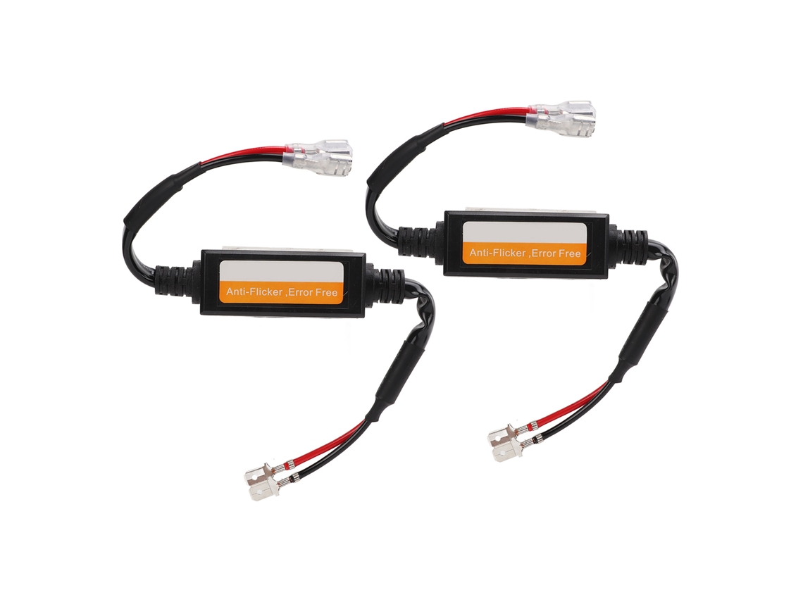 Kit De Cableado Decodificador Led C12h1 De 2 Piezas Para Bombillas Led De Faros Delanteros De 9~16v 5a