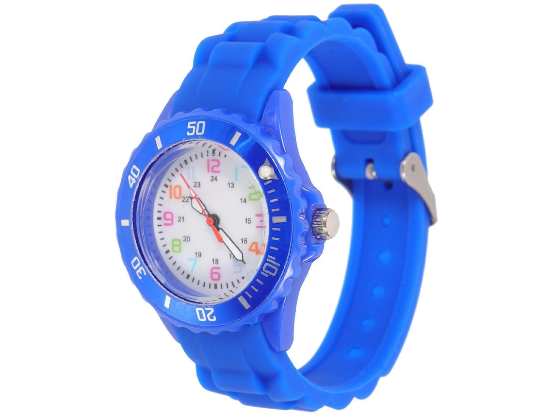 Reloj de silicona azul, para uso diario, GOKOCO
