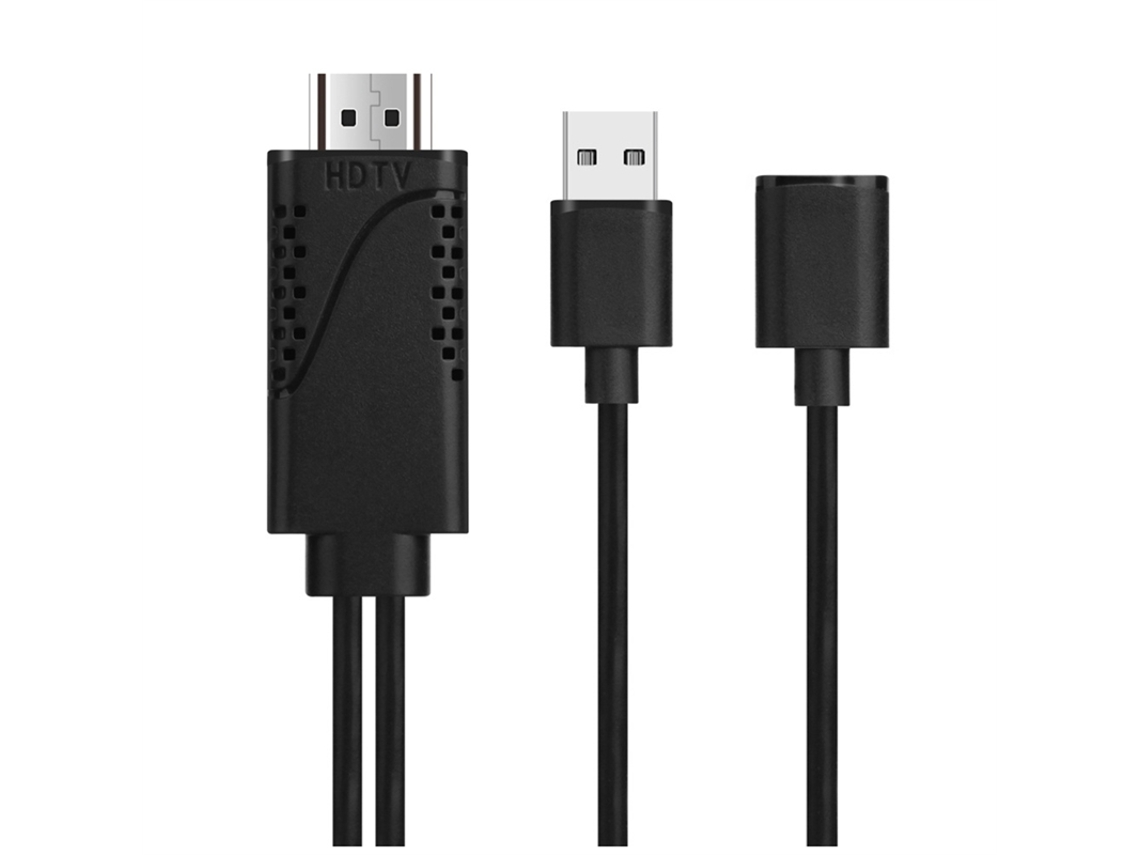 Cable Adaptador 2 En 1 Usb Hembra A Hdmi Macho, Convertidor De Tv/pantalla De Proyección