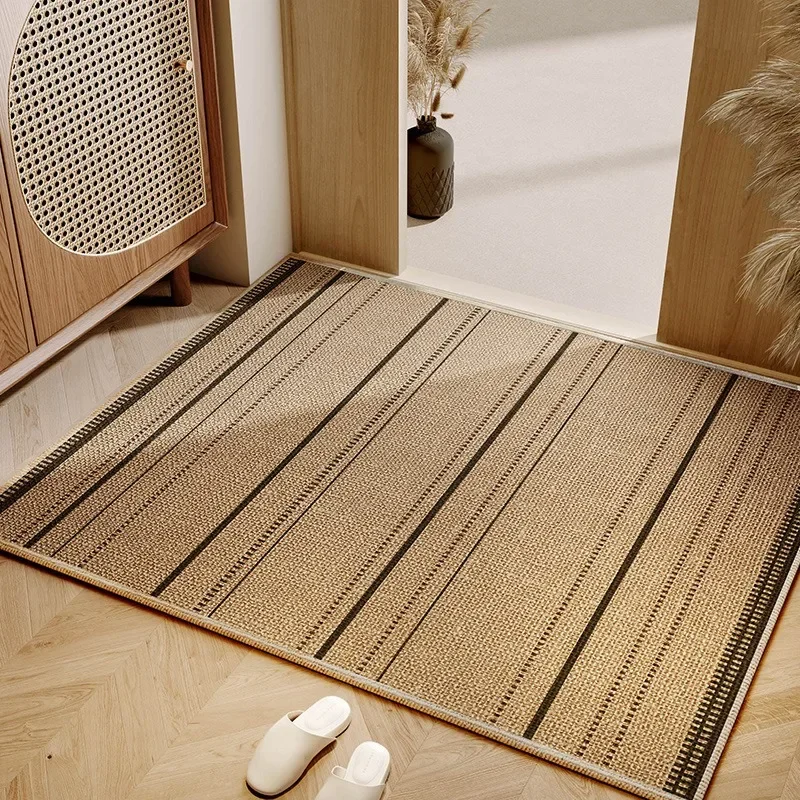 (estilo 6 50x80cm) Felpudo Con Patrón Geométrico Moderno, Lavable Y Antideslizante, Tapete Decorativo Para El Piso