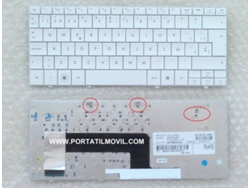 Teclado para Portátil HP Mini V100226Ek1 537753-071 6037B0043026