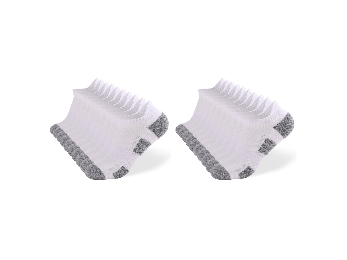 10 Pares De Calcetines Deportivos Transpirables Y Acolchados Para Hombre Y Mujer, Calcetines Deportivos De Tobillo Bajo.