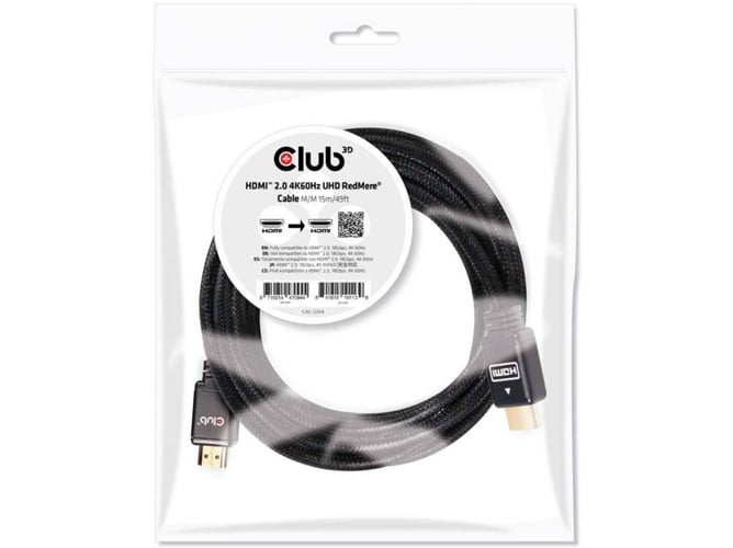 Cable HDMI CLUB3D (HDMI - HDMI)