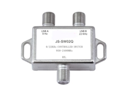 Conmutador De Satélite 0/22 Khz 2 En 1 Para Señal De Tv, Compacto, De Aleación De Zinc, Para Cambiar De Canal.