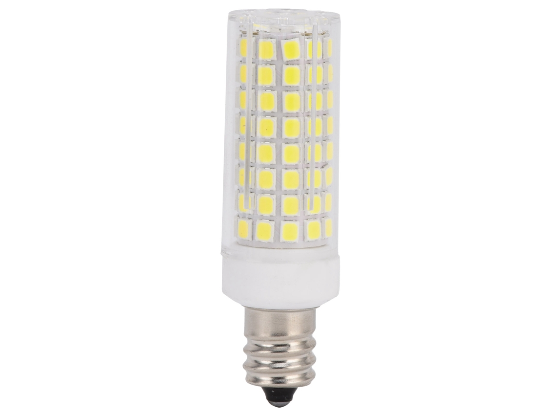 Rebe-bombilla Led E12 12w 1000lm Regulable 220v Luz Fría Para Lámparas De Mesa, Candelabros, Iluminación Interior
