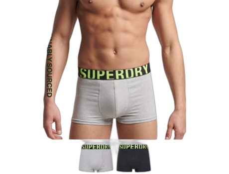 Juego de Boxers para Hombre SUPERDRY (2XL - Algodón - Multicolor)
