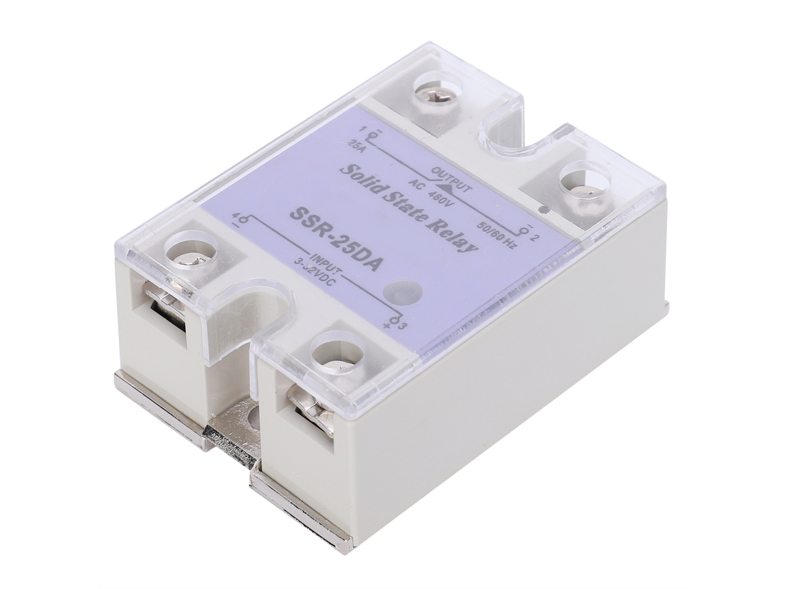 Módulo De Relé De Estado Sólido De Alto Voltaje, Controlador Ssr De 480 V Para Calentador Dcac (25da)