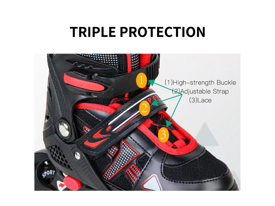 Patines En Línea Ajustables Con Ruedas Iluminadas Para Niños Y Jóvenes, Tanto Niños Como Niñas.