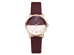 Reloj De Pulsera Informal De Piel Sintética Para Mujer Con Movimiento De Cuarzo, Color Rosa.