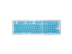 Teclas Para Teclado Mecánico, Pbt Translúcidas, 114 Teclas, Altura, Oem Mini, Retroiluminación Azul Cielo.
