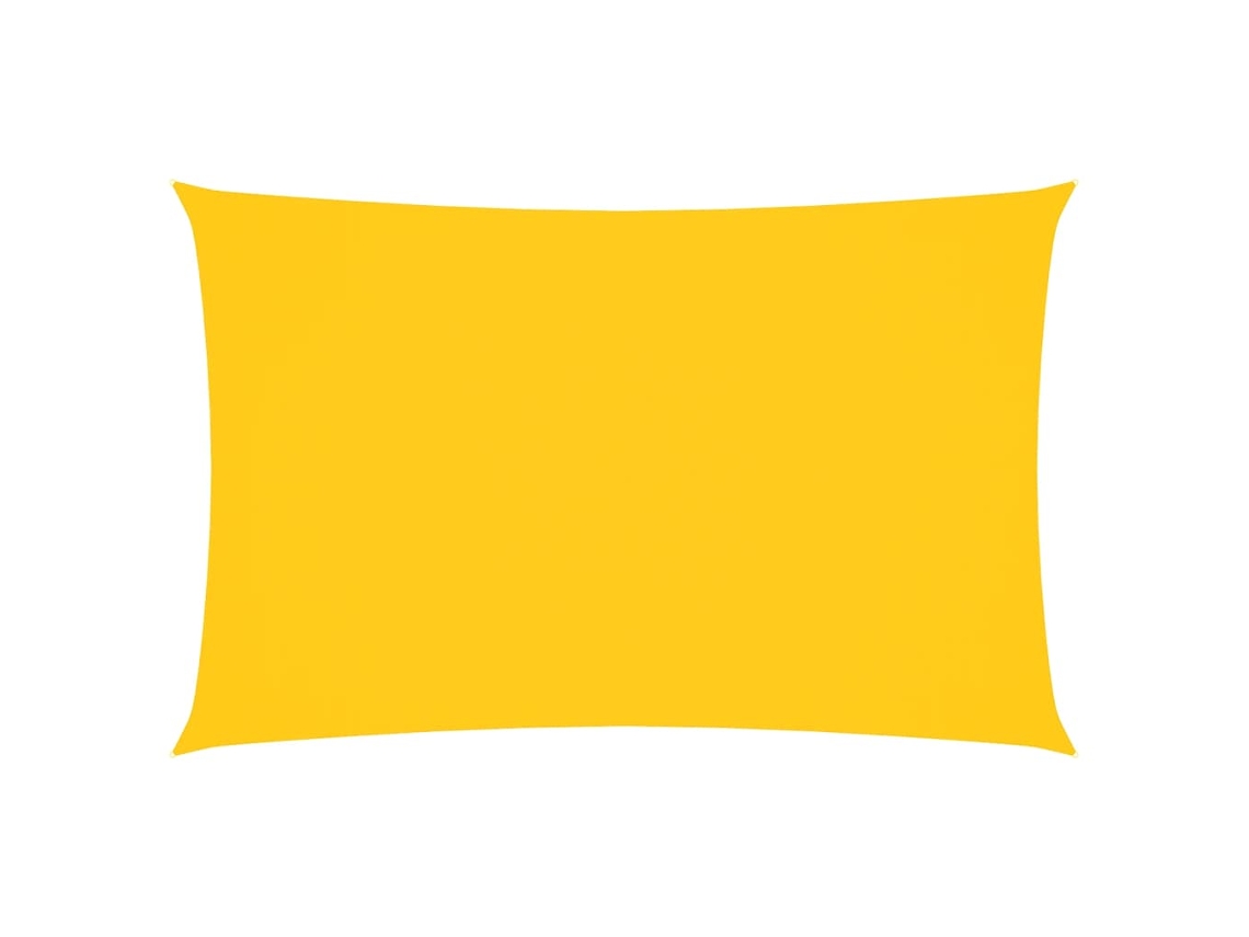 Maison Exclusive - Toldo De Vela Rectangular Tela Oxford Amarillo 4x7 M