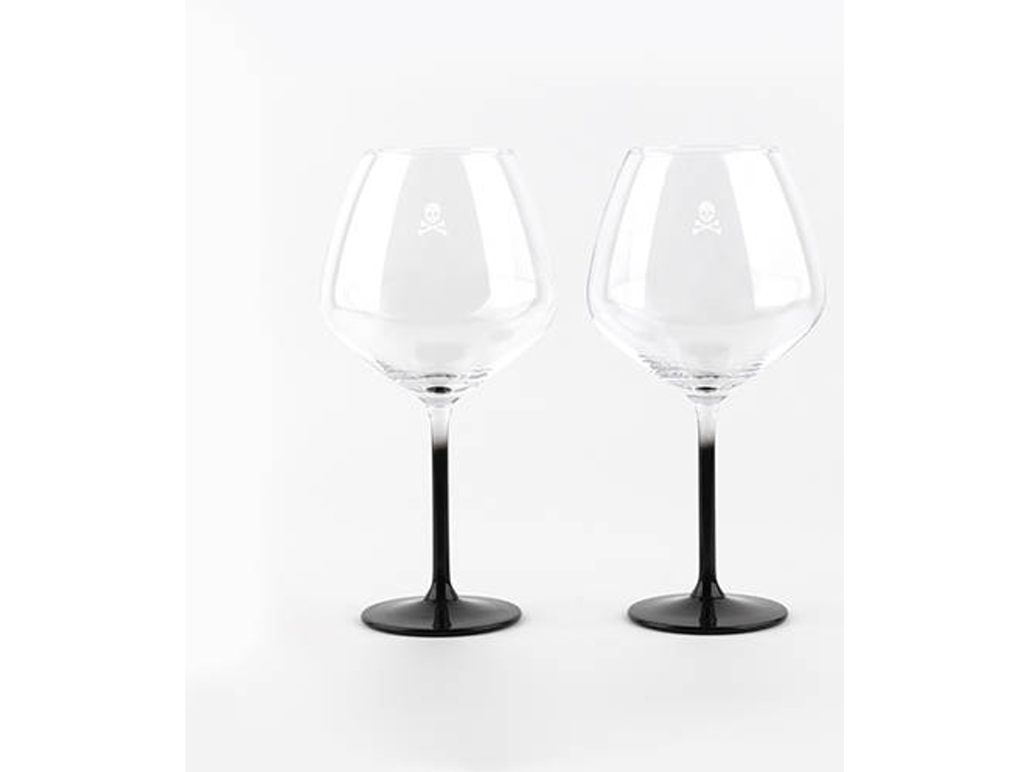 Juego De 2 Vasos De Ginebra SCALPERS (720Ml - Pies Negros)