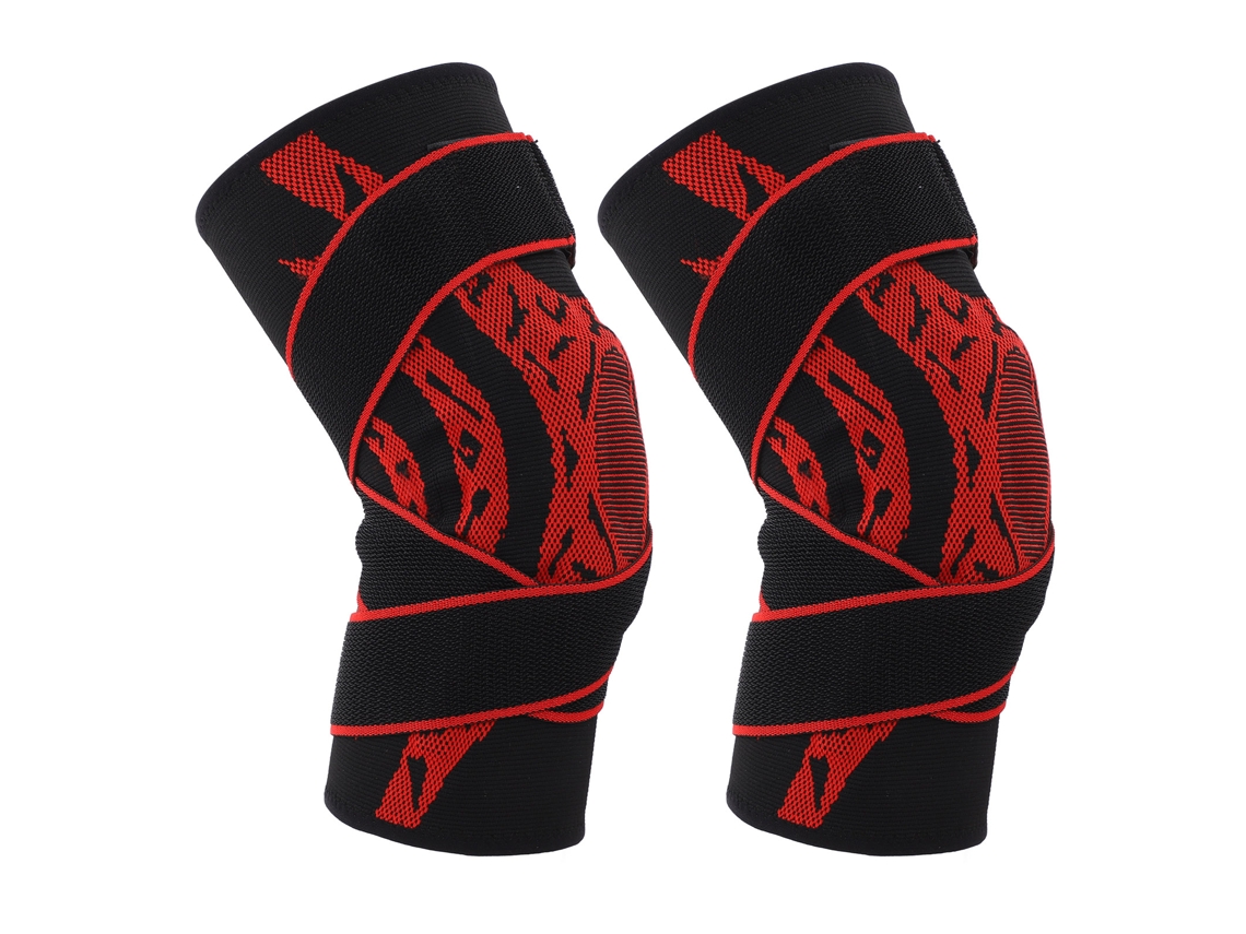 Rodilleras elásticas de compresión transpirables para hombre y mujer, paquete de 2, soporte deportivo para baloncesto y running.