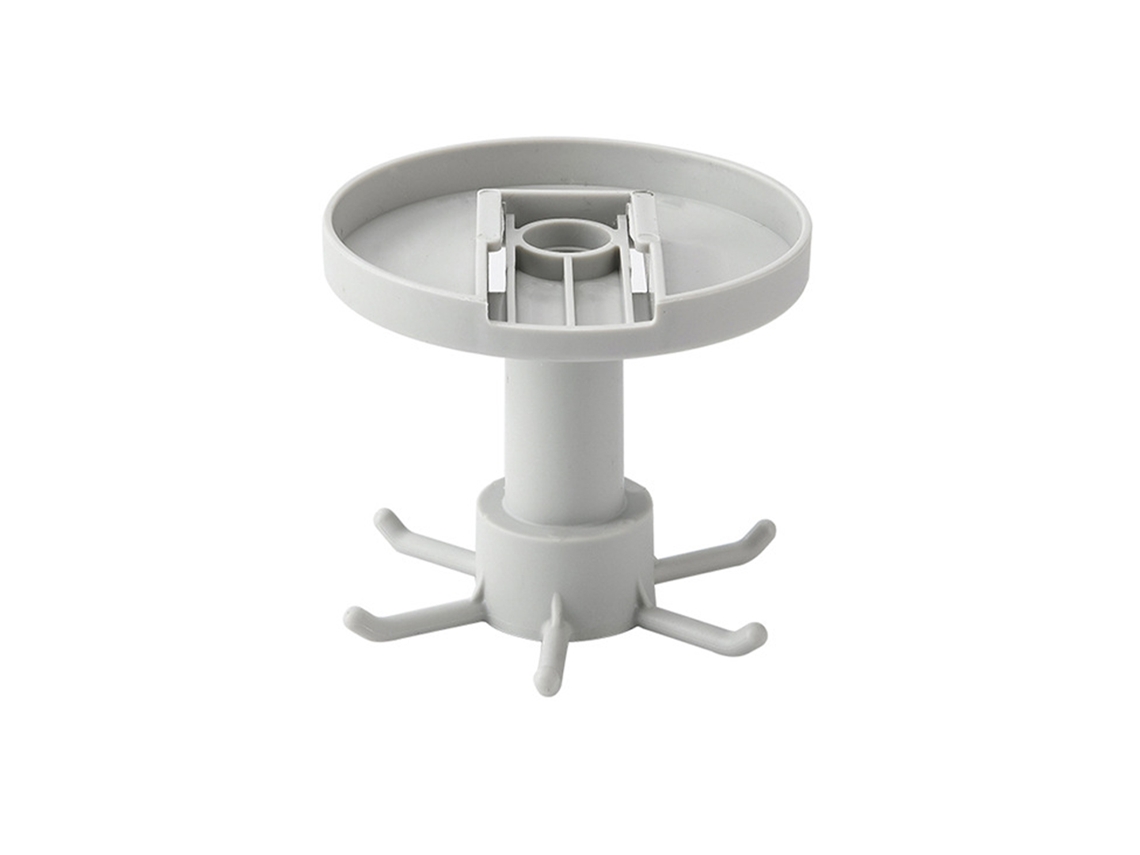 Gancho De Almacenamiento Sin Taladro Para Utensilios De Cocina Y Baño Con Rotación De 360 Grados, Color Gris.
