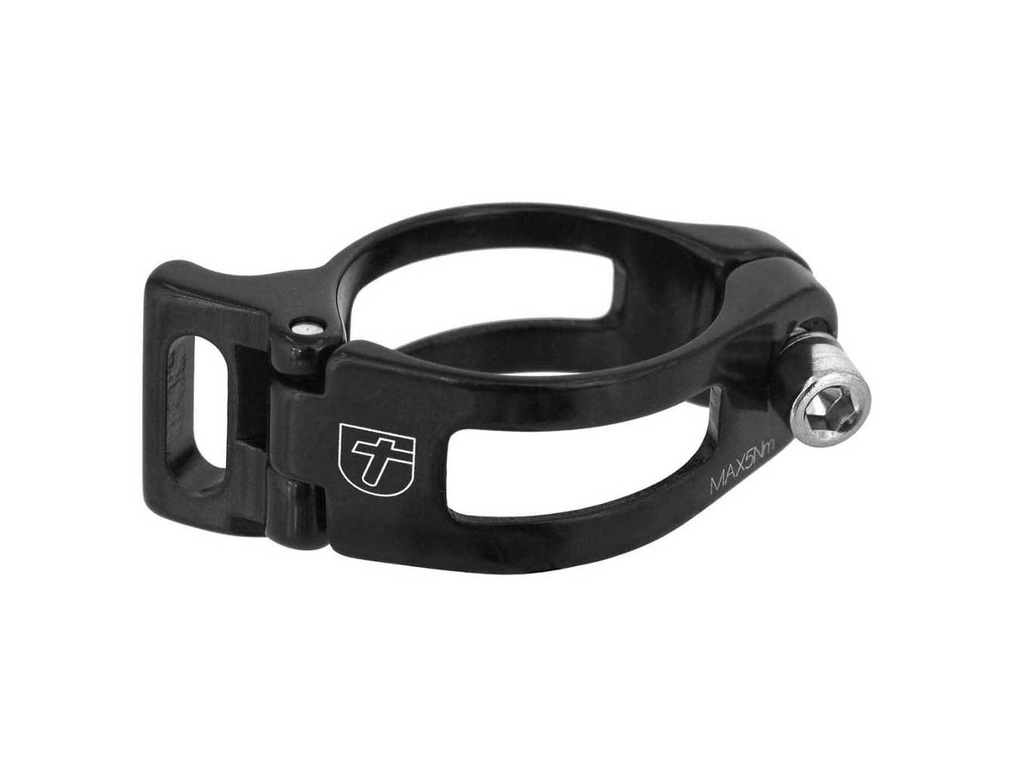 Braçadeira Do Desviador Dianteiro 34.9 Mm Prateadotrivio