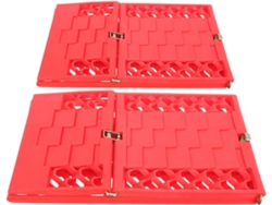 Tabla De Tracción Antideslizante Para Coche, Plegable, Plástico Reforzado, Escalones Antideslizantes, Nieve, Barro Y