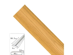 Tapajuntas Adhesivo Para Moquetas Metal Roble 98.5 cm WOLFPACK LINEA PROFESIONAL