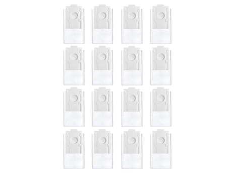 Sacos de pó para aspirador de pó 16 peças para samsung vca-rdb95 jet bot+