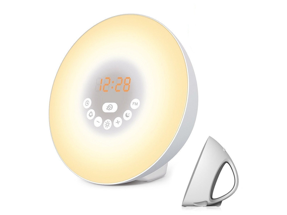 Hf3531/01 Despertador Con Luz – Despertador Con Luz (200 Lux) – 10,6 X 18,1 X 18,1 Cm – Rojo clase Energética F