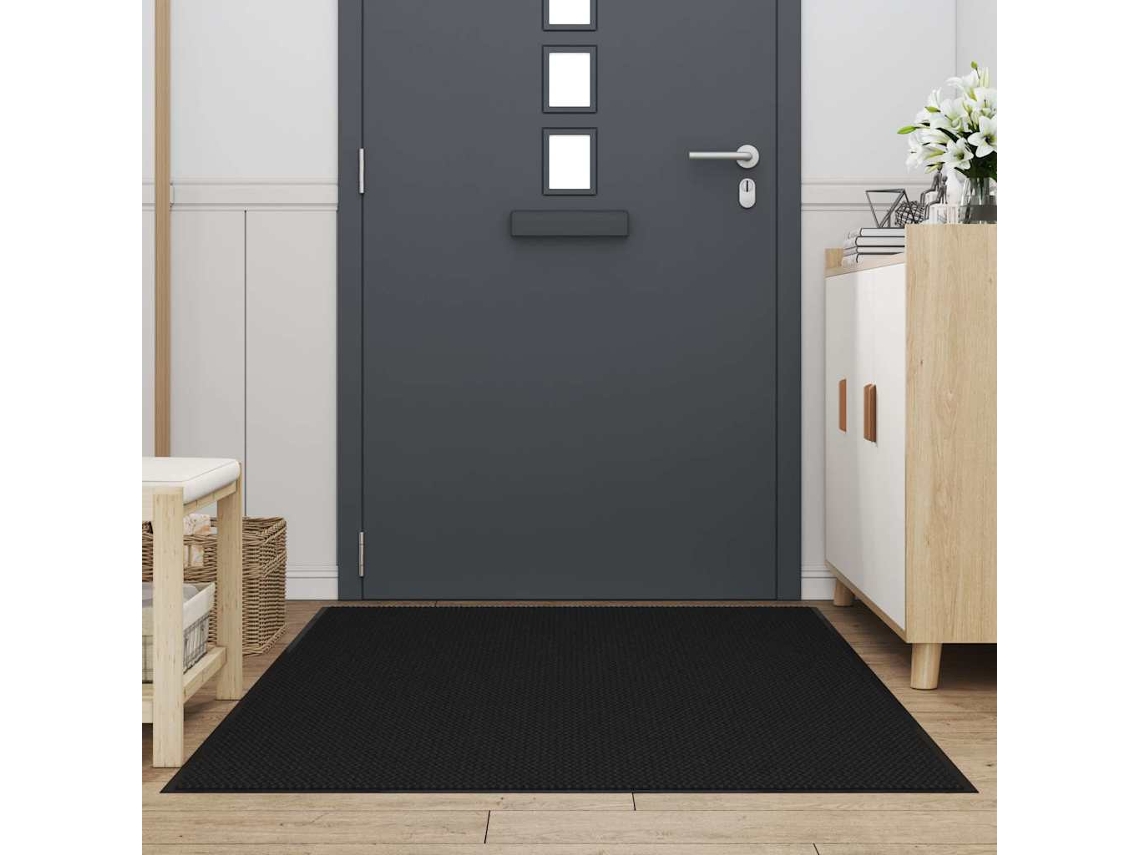Maison Exclusive - Felpudo Negro 115x200 Cm