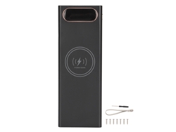 Baterías externas tipo caja para baterías 18650, compatibles con carga rápida de 22,5 W y carga inalámbrica de 15 W.