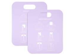 Parvistic - 2 Tablas Profesionales De Cartón Para Doblar Ropa, Material Pp, Tabla Sencilla Para Doblar Ropa