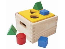 Caja de Formas Geométricas PLAN TOYS Madera