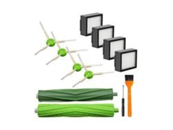 12 Piezas De Repuesto Compatibles Con Irobot I7, I7+, E5, E6: Cepillos Principales, Cepillos Laterales, Filtros