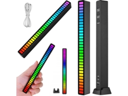 Luz De Neón Multicolor Rgb Usb Led Sensible Al Sonido